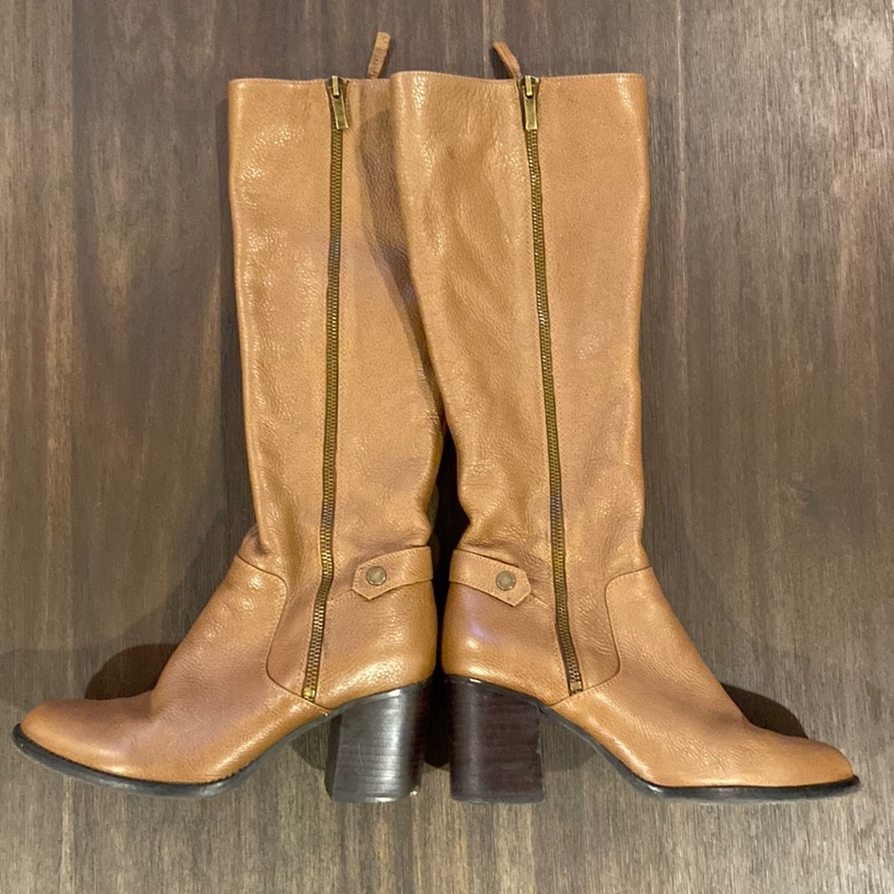 Franco Sarto Ashira Leather Knee High Boots
